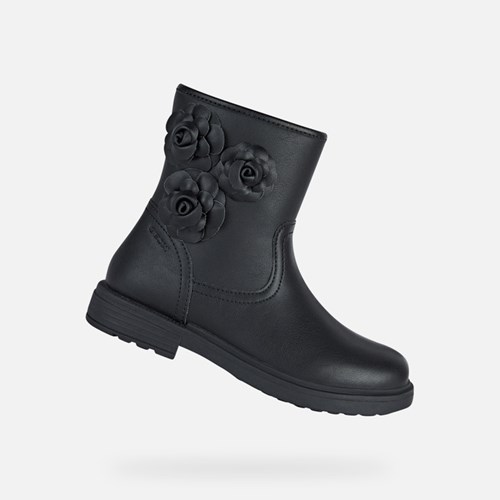 Geox Eclair Bokacsizma Lány Fekete | FLAR-01763