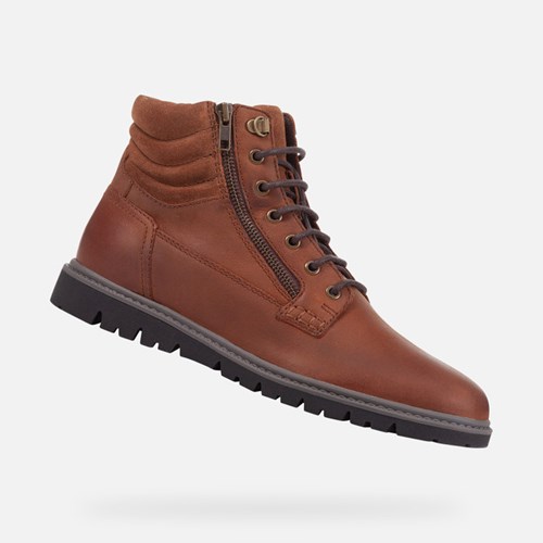 Geox Ghiacciaio Bokacsizma Férfi Cognac | SFUK-25714