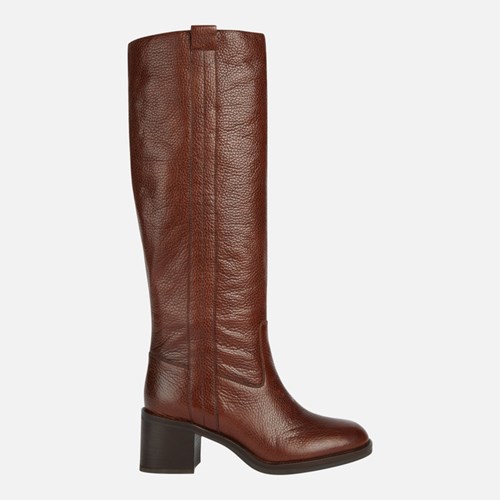 Geox Giulila Magassarkú Csizma Női Barna | CUBM-01498