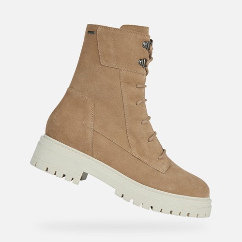Geox Iridea Abx Bokacsizma Női Sand | ZQAU-26057