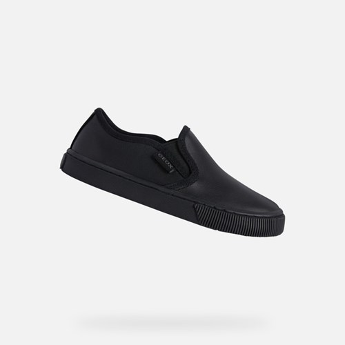 Geox Kilwi Slip On Fiú Fekete | UWZD-17925