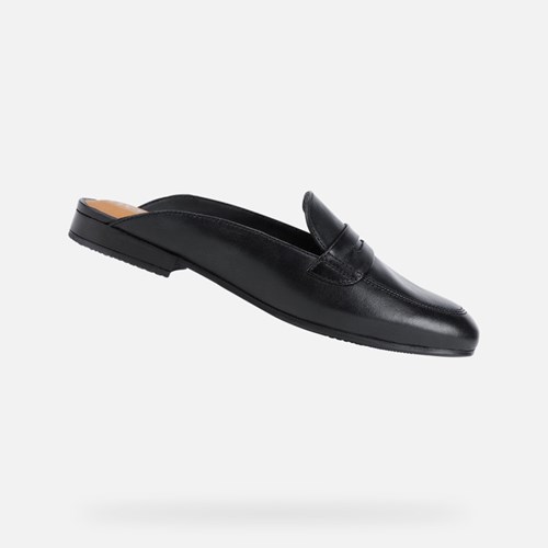 Geox New Marlina Slip On Női Fekete | SRNX-09264
