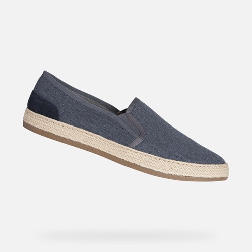 Geox Pantelleria Slip On Férfi Sötétkék | LVGX-26401