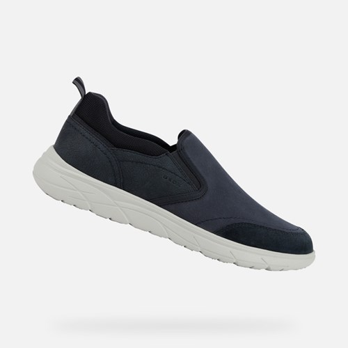 Geox Portello Slip On Férfi Kék | XEQZ-60724