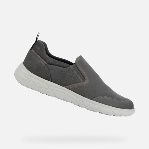 Geox Portello Slip On Férfi Szürke | IDPU-43627