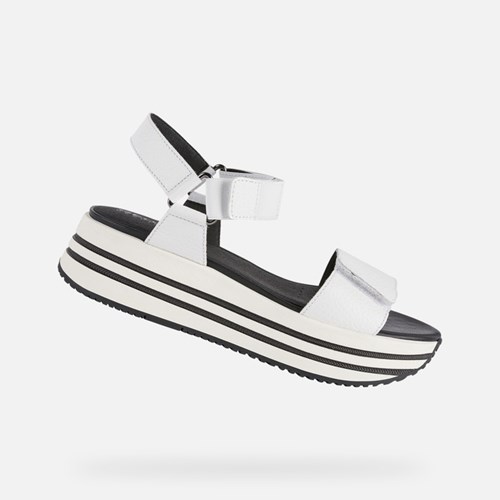 Geox Sandal Kency Szandál Női Fehér | WOHZ-26301