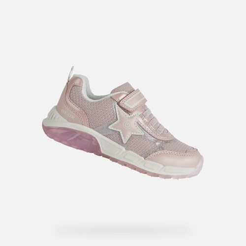 Geox Spaziale Light-up Shoes Lány Világos Rózsaszín | VBIW-34069