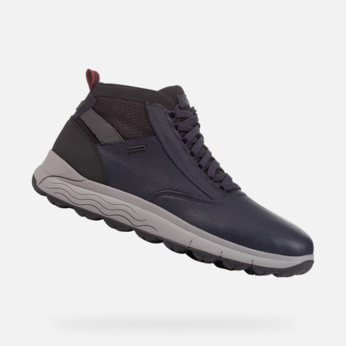 Geox Spherica 4x4 Abx Bokacsizma Férfi Sötétkék | GANM-72403