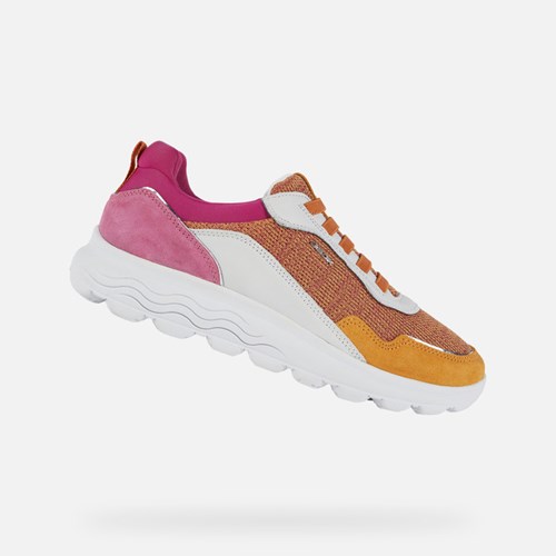 Geox Spherica Slip On Női Narancssárga Fukszia | VXSH-15364