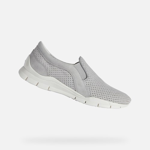 Geox Sukie Slip On Női Világos Szürke | ATZI-42910