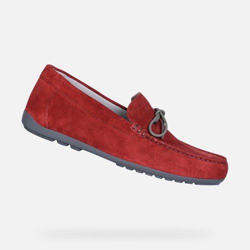 Geox Tivoli Loafer Cipő Férfi Piros | XFZH-39157