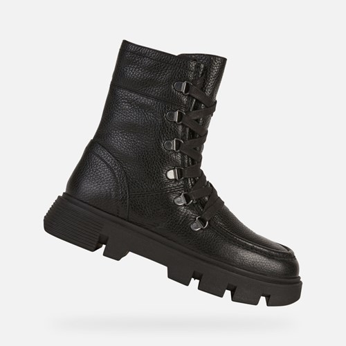 Geox Vilde Bokacsizma Női Fekete | ZUTR-81523