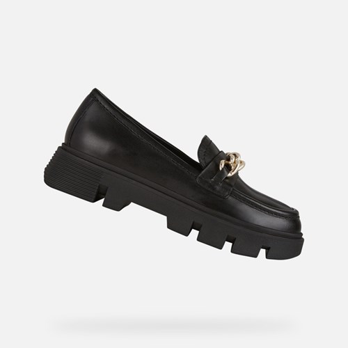 Geox Vilde Loafer Cipő Női Fekete | AWED-06734