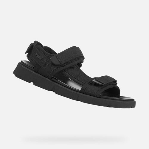 Geox Xand 2s Szandál Férfi Fekete | BKQU-04395